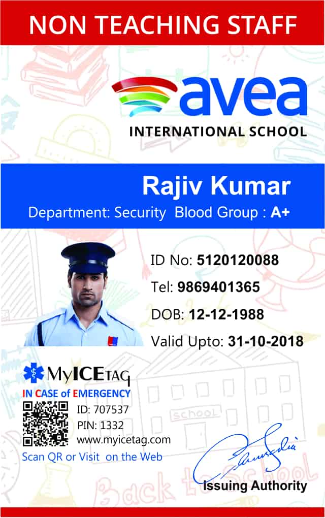 Medical ID Non Teaching Staff